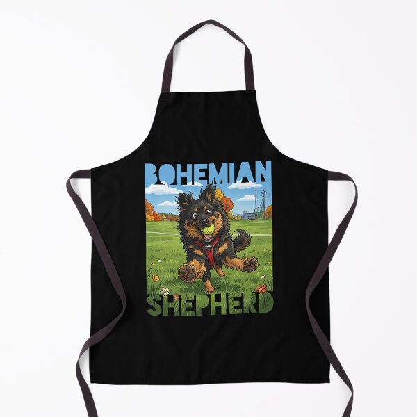 Item preview, Bohemian Shepherd With a Ball on Grass designed and sold by Geek Gobbledygook.