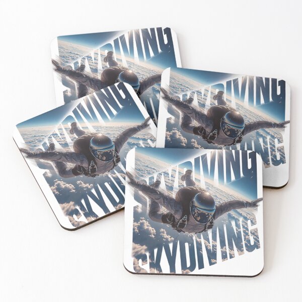 Item preview, High Altitude Skydiver Soaring Above the Clouds designed and sold by newvisionart191.