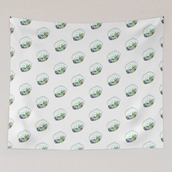 Item preview, Geometric Garden Plants Illustration Stickers Prints Posters Wall Art Magnet Home Coffee Cup Decoration TShirt Stationary Notebook Magnet Hat Kitchen Work School Office Redbubble Shop designed and sold by Saritas Boutique Shop.