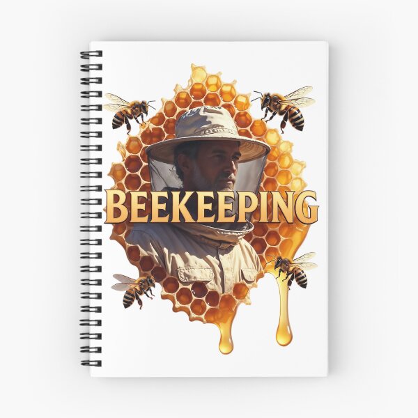 Item preview, Experienced Beekeeper With Golden Honeycomb Backdrop designed and sold by newvisionart191.