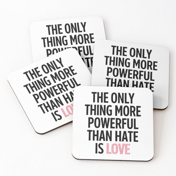Item preview, The Only Thing More Powerful Than Hate is Love Classic T-Shirt designed and sold by Martysstore.
