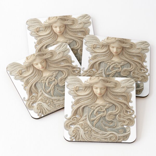 Item preview, Threaded Grace: Angel in Quiet Bloom designed and sold by Rocky Mountain Artistry.