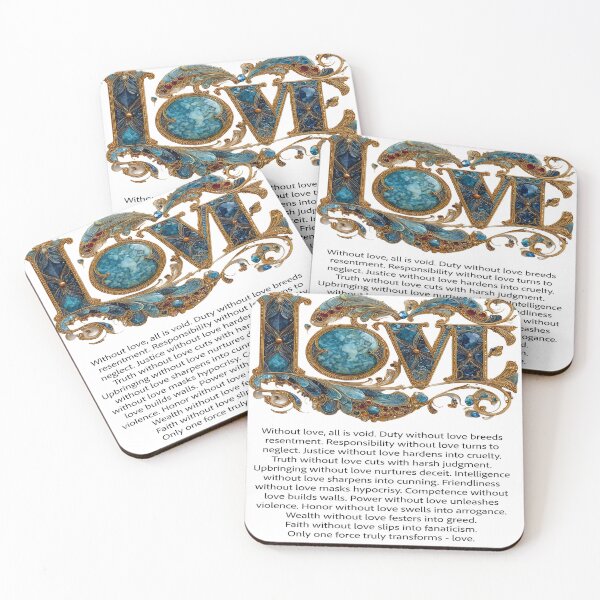 Item preview, Eternal Love - Ornate Jewel Text Art Stickers Posters and More designed and sold by Rocky Mountain Artistry.