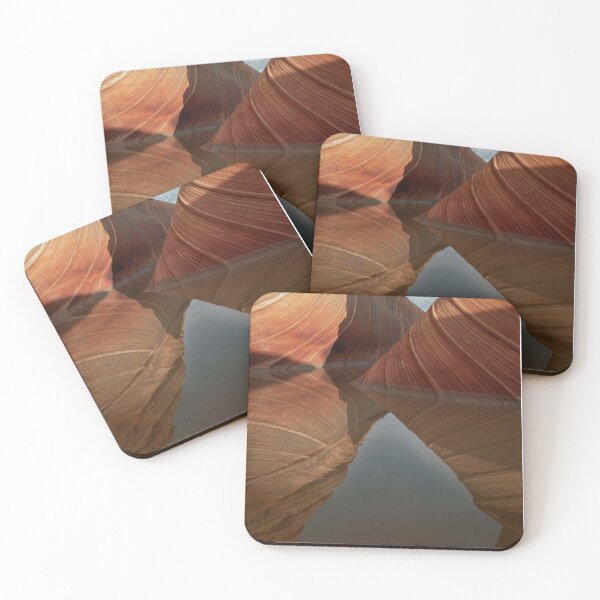 Item preview, The Wave Arizona Coyote Buttes North Reflection Desert Photography designed and sold by Rocky Mountain Artistry.