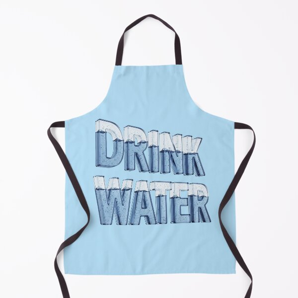 Item preview, Drink water 3d sign – Elegant Transparent Lettering Artwork designed and sold by stereonut.