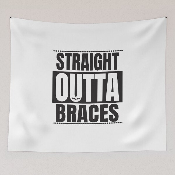 Item preview, STRAIGHT OUTTA BRACES designed and sold by Mclickster.