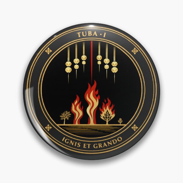 Item preview, Trumpet I — Ignis et Grando (Fire & Hail) designed and sold by Sanctum Icons.