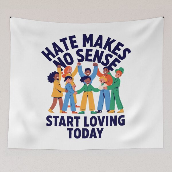 Item preview, Hate Makes No Sense – Start Loving Today Essential T-Shirt  designed and sold by Martysstore.