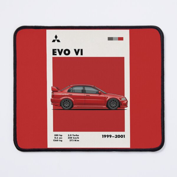 Item preview, Mitsubishi Evo 6 poster designed and sold by TheMitsuGuy.