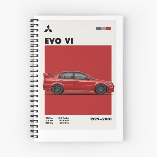 Item preview, Mitsubishi Evo 6 poster designed and sold by TheMitsuGuy.