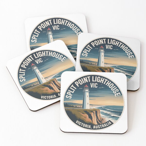 Item preview, Split Point Lighthouse, VIC – Vintage Australian Travel Badge Sticker designed and sold by Random Designs.