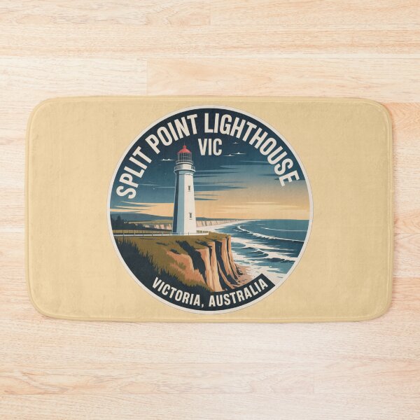 Item preview, Split Point Lighthouse, VIC – Vintage Australian Travel Badge Sticker designed and sold by Random Designs.