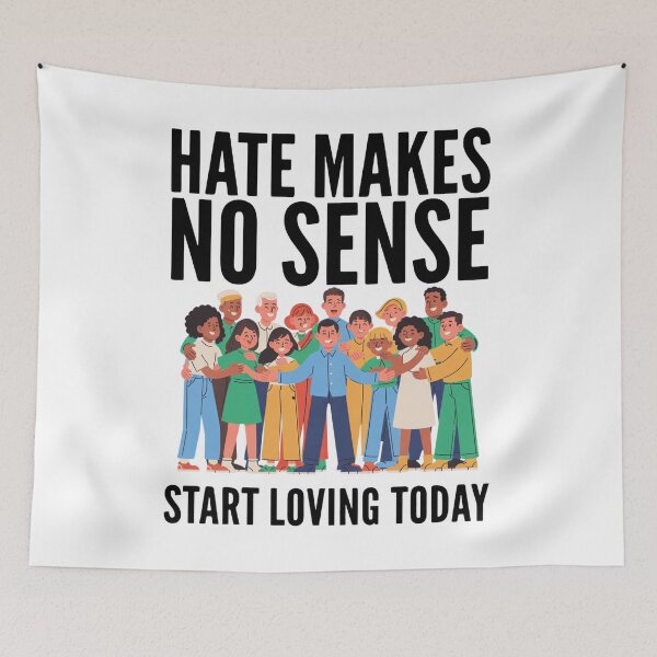 Item preview, Hate Makes No Sense – Start Loving Today Essential T-Shirt  designed and sold by Martysstore.