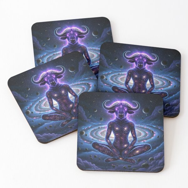 Item preview, Cosmic Buffalo - Stella designed and sold by Cosmic Zoo.