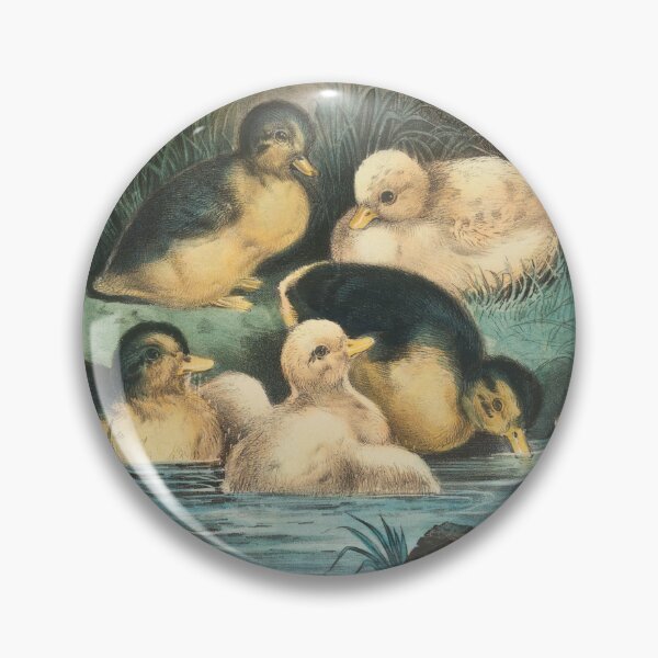Item preview,  Vintage Ducklings Art - American - Lithograph designed and sold by karwilberevivalcollection.