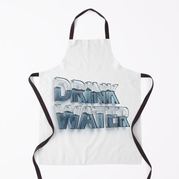 Item preview, Drink water – Serene Textured 3d Typography artwork designed and sold by stereonut.