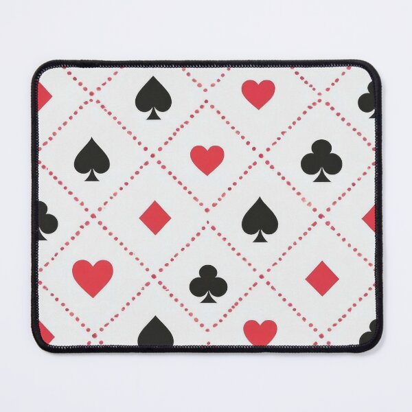 Item preview, Minimal Playing Card Suits Seamless Pattern designed and sold by Auravera Designs.