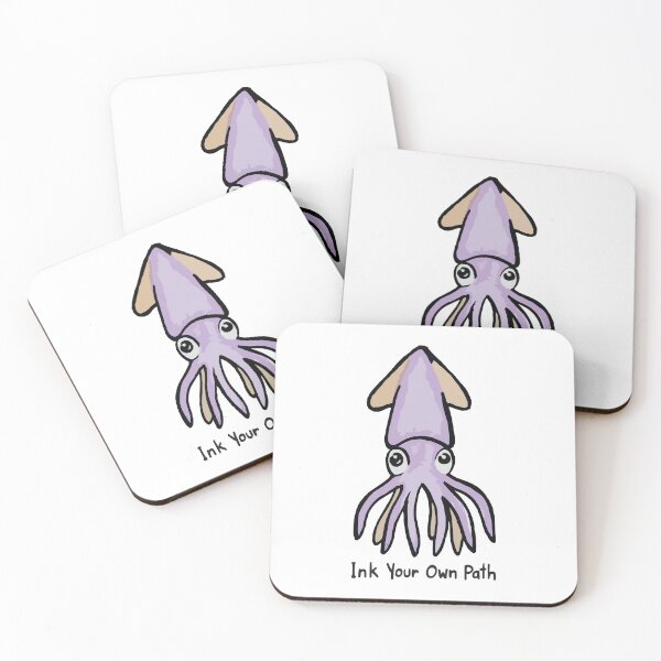 Item preview, Ink Your Own Path-Cute Squid designed and sold by OuSfian1.