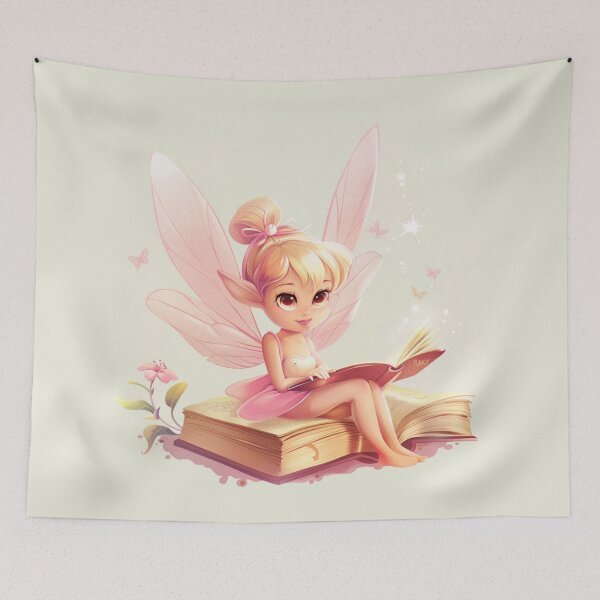 Item preview, Book Loving Fairy designed and sold by bubblyrainbow.