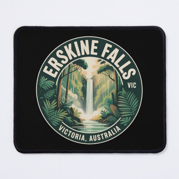 Item preview, Erskine Falls, VIC – Vintage Australian Travel Badge Sticker designed and sold by Random Designs.