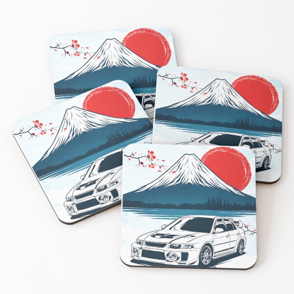 Item preview, Mitsubishi Evo 5 poster Fuji designed and sold by TheMitsuGuy.
