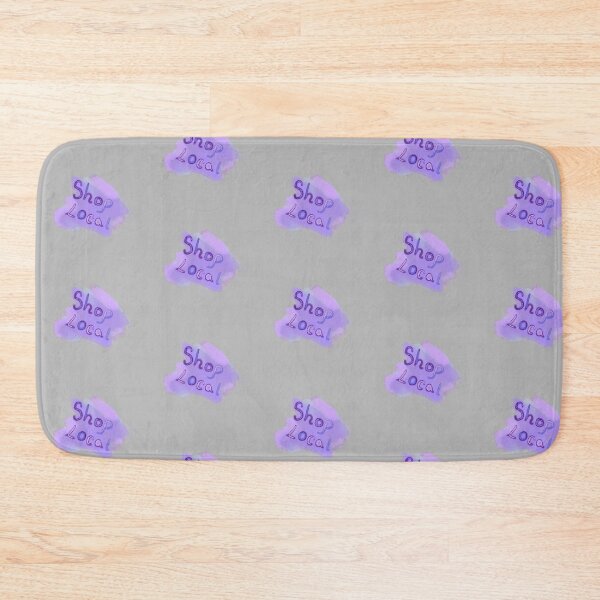 Item preview, Shop Local Purple Watercolor Illustration Stickers Prints Posters Wall Art Magnet Home Coffee Cup Decoration TShirt Stationary Notebook Magnet Hat Kitchen Work School Office Redbubble Shop designed and sold by Saritas Boutique Shop.