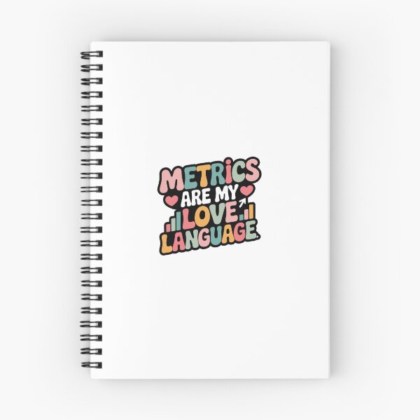 Item preview, Metrics Are My Love Language – Product Manager Humor Sticker designed and sold by ti-dri.