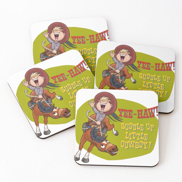 Item preview, The little cowboy boy is riding a horse at the rodeo designed and sold by Janusz Tycner.