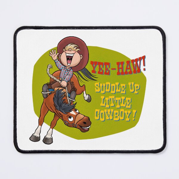 Item preview, The little cowboy boy is riding a horse at the rodeo designed and sold by Janusz Tycner.