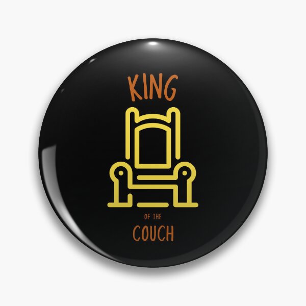 Item preview, King of the Couch Funny Lazy King Shirt designed and sold by The SD Ink.