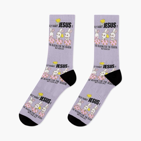 Item preview, Silly Rabbit, Bunny and Chick, Jesus Is the Reason for the Season, Matthew 28 6, Bunnies, Easter Eggs designed and sold by Forevermore.