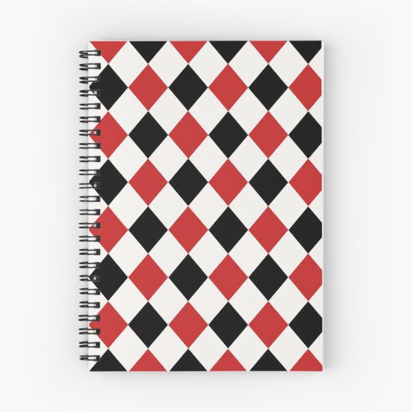 Artikelvorschau, Nahtloses Rautenmuster in Rot und Schwarz entworfen und verkauft von Auravera Designs.