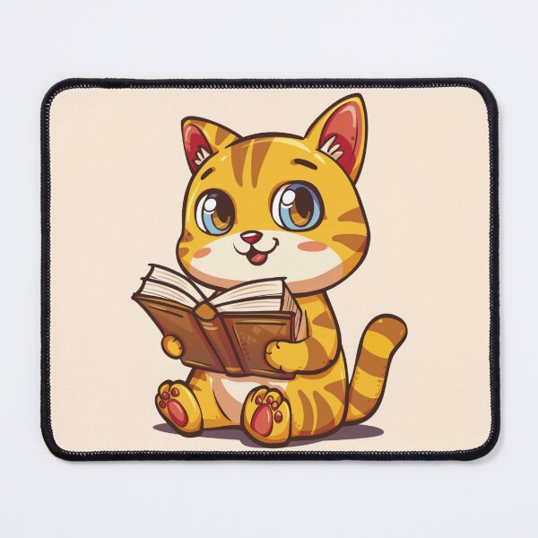 Item preview, Bookish Cat designed and sold by bubblyrainbow.