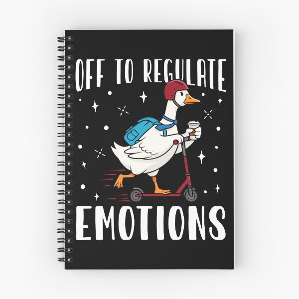 Item preview, Off to Regulate Emotions Goose – Funny Emotional Regulation Meme Mental Health awareness designed and sold by MrDesing10 ⭐⭐⭐⭐⭐.