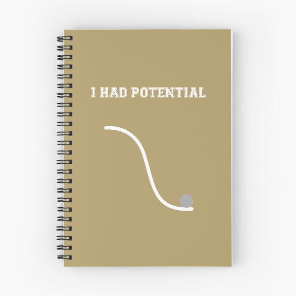 Item preview, I Had Potential, Retro Physics Joke designed and sold by artprintschabab.
