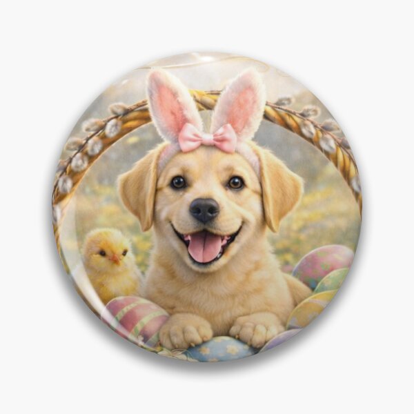 Item preview, Cute Labrador Retriever Easter Bunny designed and sold by GivingJoy.