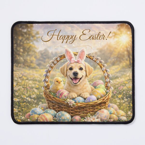 Item preview, Cute Labrador Retriever Easter Bunny designed and sold by GivingJoy.