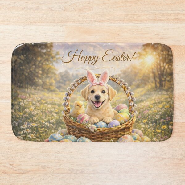 Item preview, Cute Labrador Retriever Easter Bunny designed and sold by GivingJoy.