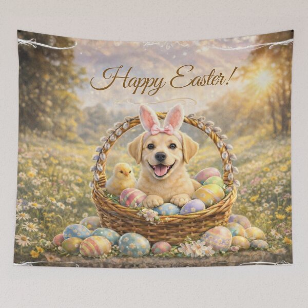 Item preview, Cute Labrador Retriever Easter Bunny designed and sold by GivingJoy.