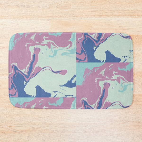 Item preview, Colorful pastel purple blue and mint abstract design designed and sold by CottageComfortsShoppe.