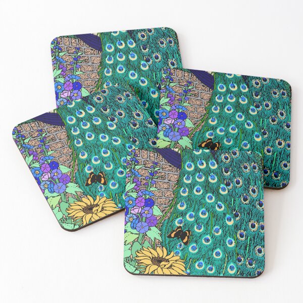 Item preview, Peacocks Preening designed and sold by GrayHareCards.
