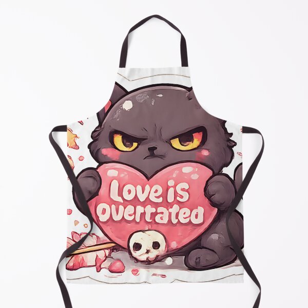 Item preview, Love Is Overtated Black Cat designed and sold by Inkoro.