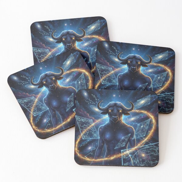 Item preview, Cosmic Buffalo - Astra designed and sold by Cosmic Zoo.