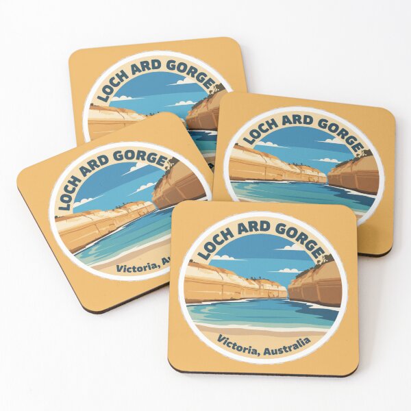 Item preview, Loch Ard Gorge, VIC – Vintage Australian Travel Badge Sticker designed and sold by Random Designs.