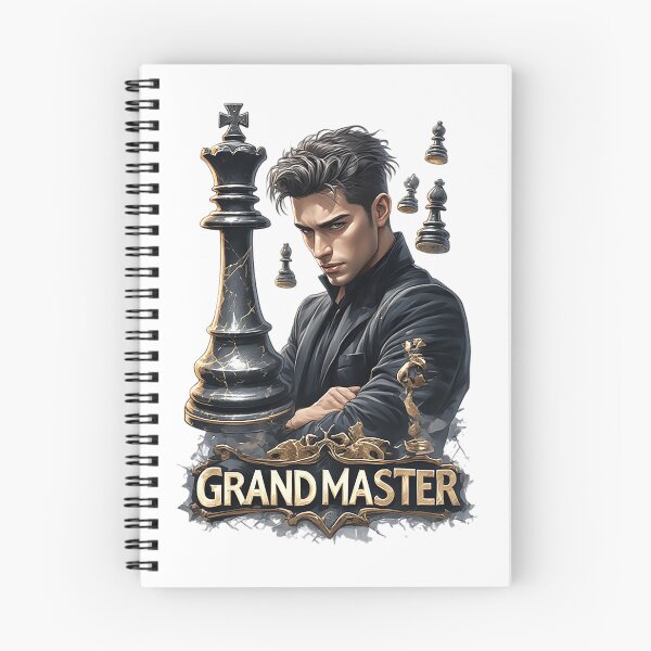 Item preview, Intense Chess Grandmaster With Floating Marble Pieces designed and sold by newvisionart191.