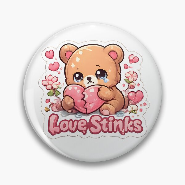 Item preview, Love Stinks Cute Sad Teddy Bear designed and sold by Inkoro.