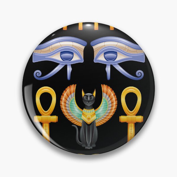 Item preview, Egyptian Cat - Bastet on papyrus - Ancient Egypt designed and sold by GulfSignature.