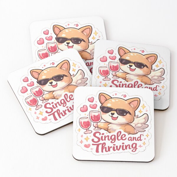 Item preview, Single and Thriving Cute Fox designed and sold by Inkoro.