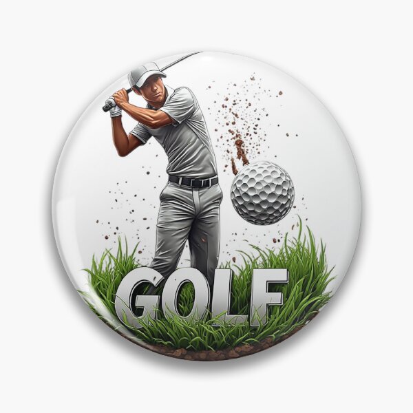 Item preview, Dynamic Golfer Mid-Swing on Lush Green designed and sold by newvisionart191.