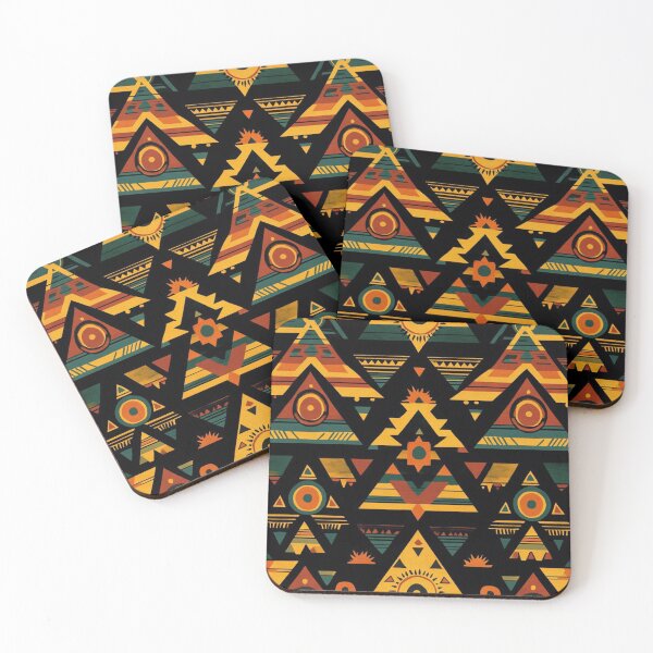 Item preview, Ancient Nubia Geometric Pattern - African Heritage Design designed and sold by Myra365Art.